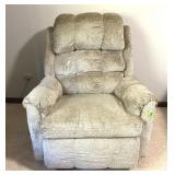 Taupe Upholstered Recliner