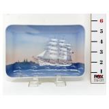 Royal Copenhagen Fully Rigged Sailing Ship