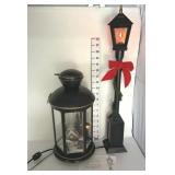 Holiday Light Up Decor - Lantern & Flickering