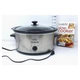 Rival Crock Pot Slow Cooker w/Recipe Book