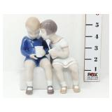 Bing & Grondahl "Two Children on Bench" Figurine