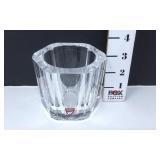 Orrefors Crystal Glass Hexagon Votive/Bowl- Sweden