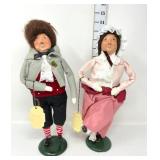 (2) Byers Choice Carolers- A Christmas Carol- The