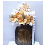 Plastic Fan Pattern Decorative Vase