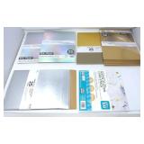 8.5" x 11" Silver, Gold & Glitter Card Stock