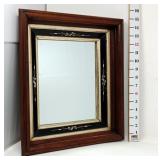 Recessed Wall Mirror w/ Carved Design