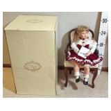 Donna Rubert Porcelain "Shay" Doll w/Victorian