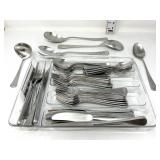 50pc Cromargan Silverware & Serving Set + Extra