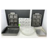 Pyrex Pie Plate, Nordic Ware & Misc Bake Ware