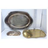 Lg Reed & Barton Silverplate Platter, 2-Piece