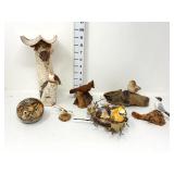Organic Birds with Driftwood, Rock, Birch, &