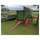 Wooden Wheel Wagon, Horse Drawn, Repainted