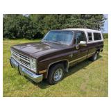 1986 Chevrolet C10 PK w/Topper, 52,101 miles
