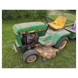 John Deere 318 Garden Tractor, 3219 hours, runs