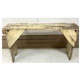 Primitive Painted Bench