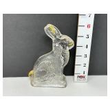 J.H. Millstein Glass Rabbit Candy Container