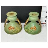 Vintage Roseville Pottery Bittersweet Candlestick