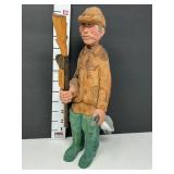 Hand Carved Wooden Ducks Unlimited Hunter