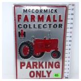 McCormick Farmall Collector Sign - Reproduction