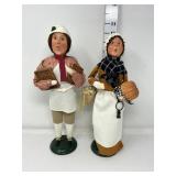 (2) Byers Choice Williamsburg Carolers