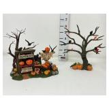 Dept. 56 Halloween Pumpkin Stand & Halloween