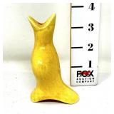 Yellow Vintage Pie Bird - Hairline Crack Near Base