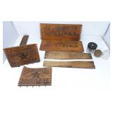 Sanford Ink Crate - Pieces & (3) Ink Wells