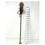 Antique Hanging Iron Steelyard Balance Scale