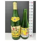 Jack Sprat Root Beer & White Soda Glass Bottles
