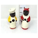 Vintage Black Americana Pie Bird Pair
