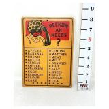 'Reckon Ah Needs?' Grocery List Peg Board