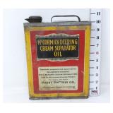 Vtg. McCormick-Deering Cream Separating Oil Can