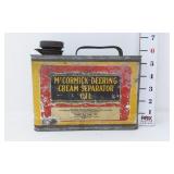 Vtg. McCormick-Deering Cream Separating Oil Can
