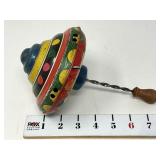 Vintage Ohio Art Tin Litho Spinning Top