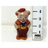 Vintage Tin Wind Up Walking Pig by J. Chein