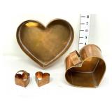 Copper Heart Molds