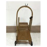 Portable Wood Valet w/Removable Shelves
