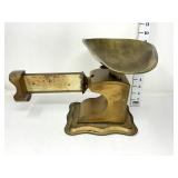 Antique Pelouze Mfg. Co.Candy Scale - Gold Toned