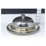 Sebring 'Golden Maine' Plate w/ Farberware Holder
