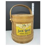 Vtg. Jack Sprat Mince Meat Firkin Bucket