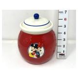 Vintage Mickey & Minnie Mouse Ceramic Cookie Jar
