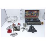 Griswold Patty Molds w/Box, Cookie Press & Cutters