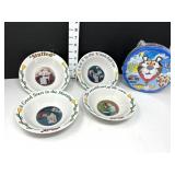 Kellogg's Advertising Bowls & Tin - NIB