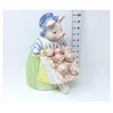 Fitz & Floyd 'Prunella Pig & Piglets' Cookie Jar