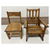 Childï¿½s Rocker & School Chair (Rocker Wobbly)
