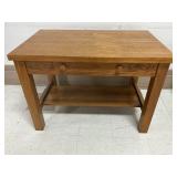 Quarter Sawn Oak Library Table w/Drawer