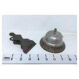 Antique Cast Ornate Clip & Desk Bell