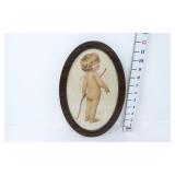 Bessie Peage Gutman 'Excuse My Back' Framed Print