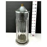 Vintage Glass Soda Shop Straw Dispenser