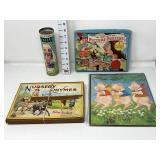 Vintage Three Little Pigs & Nursery Rhymes Puzzles